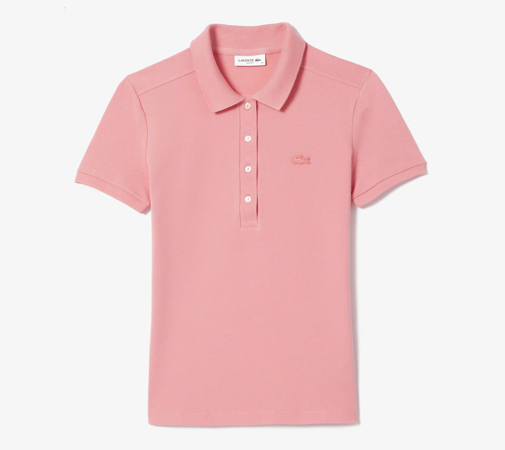 Áo Polo Lacoste Nữ Dáng Ôm Slim Fit PF5462-00-QDS Màu Hồng