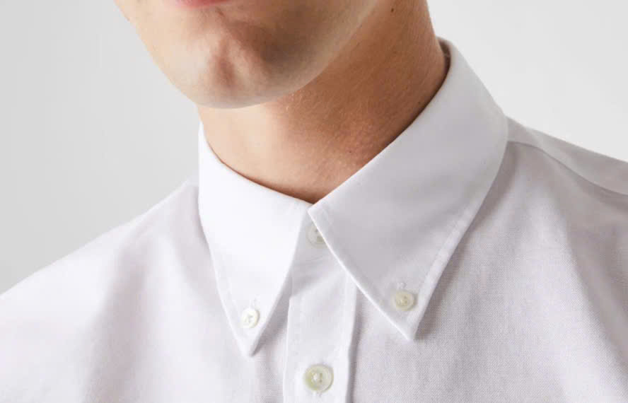 Áo Sơ Mi Lacoste Nam Dài Tay Oxford Dáng Regular CH2979-00-001 Màu Trắng