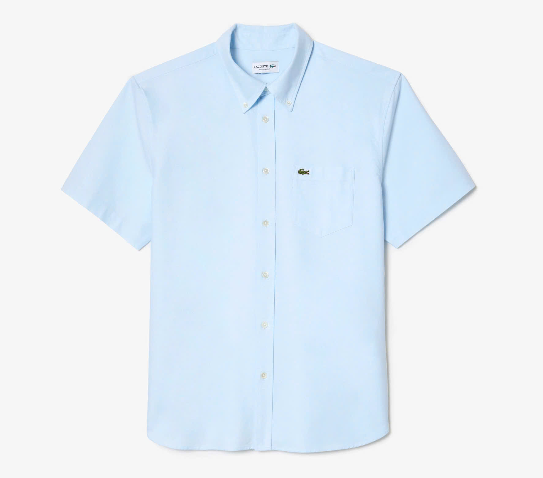 Áo Sơ Mi Lacoste Nam Oxford Dáng Regular CH1917-00-F6Z Màu Xanh