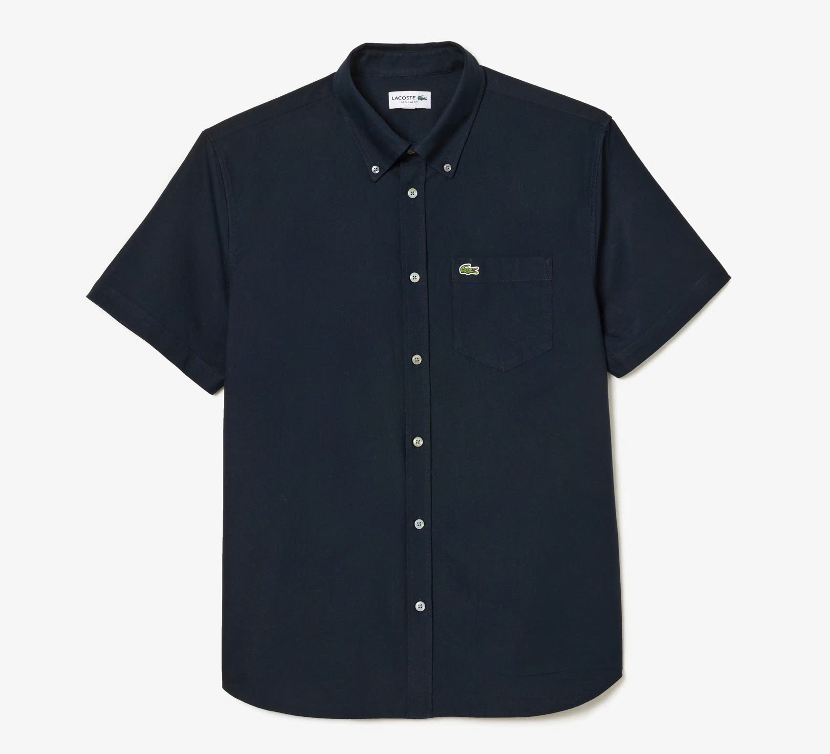 Áo Sơ Mi Lacoste Nam Oxford Dáng Regular CH1917-00-F2W Màu Xanh Đen