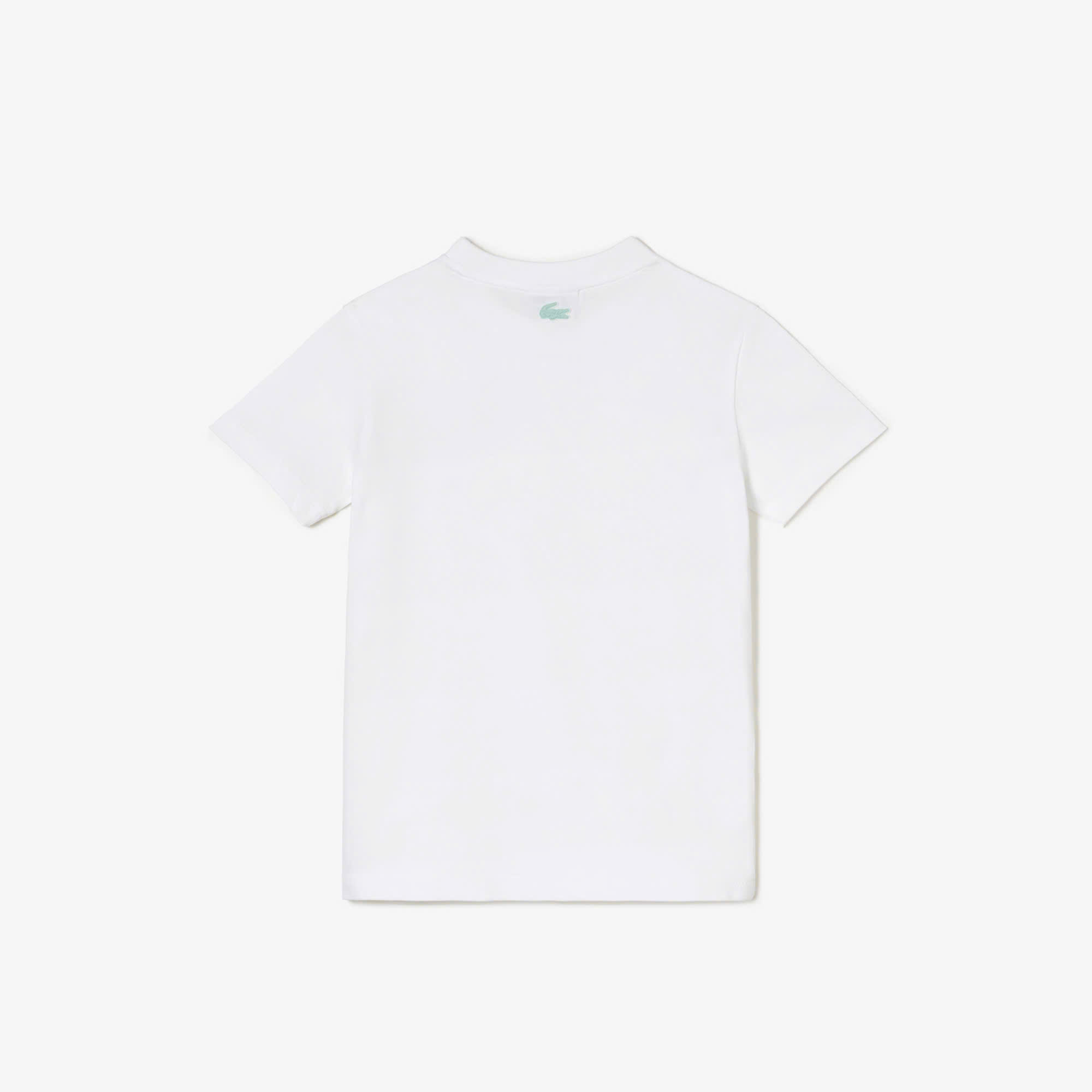 Áo Thun Lacoste Trẻ Em TJ5302-00-001 Màu Trắng