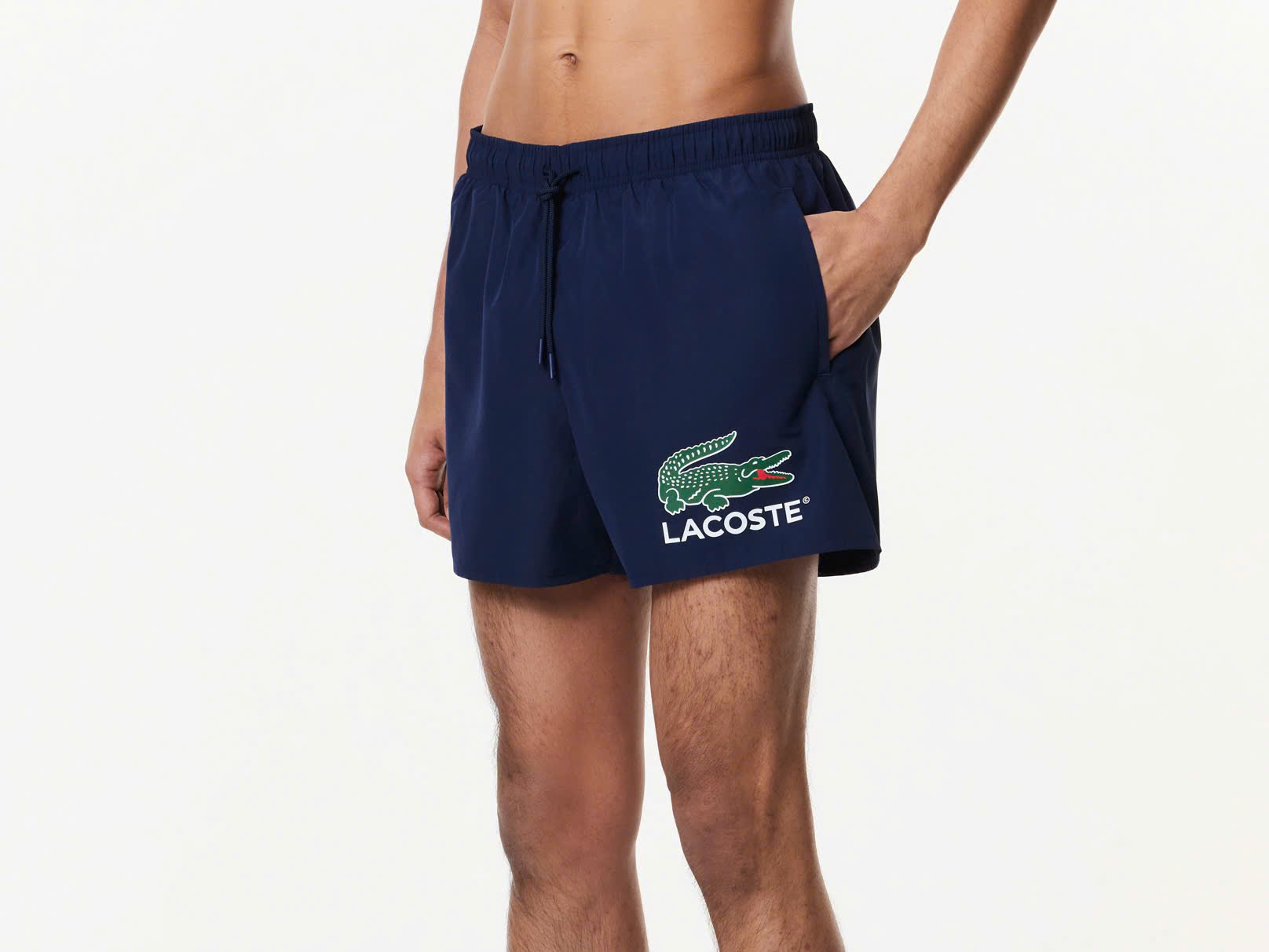 Quần Bơi Lacoste Nam MH6912-00-166 Màu Xanh Navy