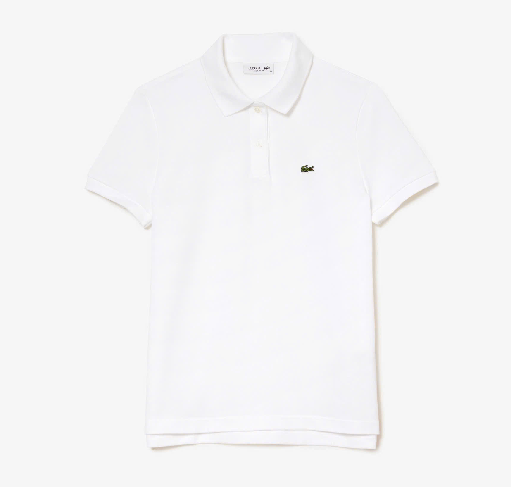 Áo Polo Lacoste Nữ Dáng Suôn Regular Fit PF7839-00-001 Màu Trắng