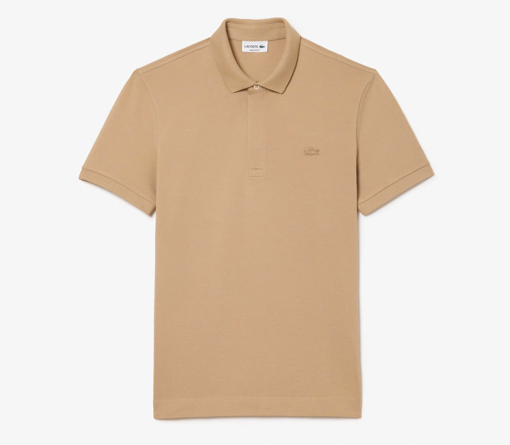 Áo Polo Lacoste Nam Paris Dáng Regular PH5522-00-02S Màu Be