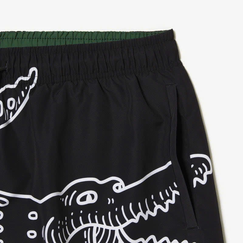 Quần Bơi Lacoste Nam MH5660-00-964 Màu Đen