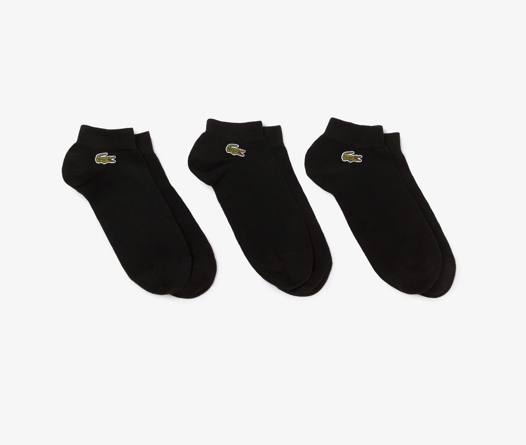 Set 3 Đôi Vớ Nam Lacoste RA4183-00-8VM Màu Đen