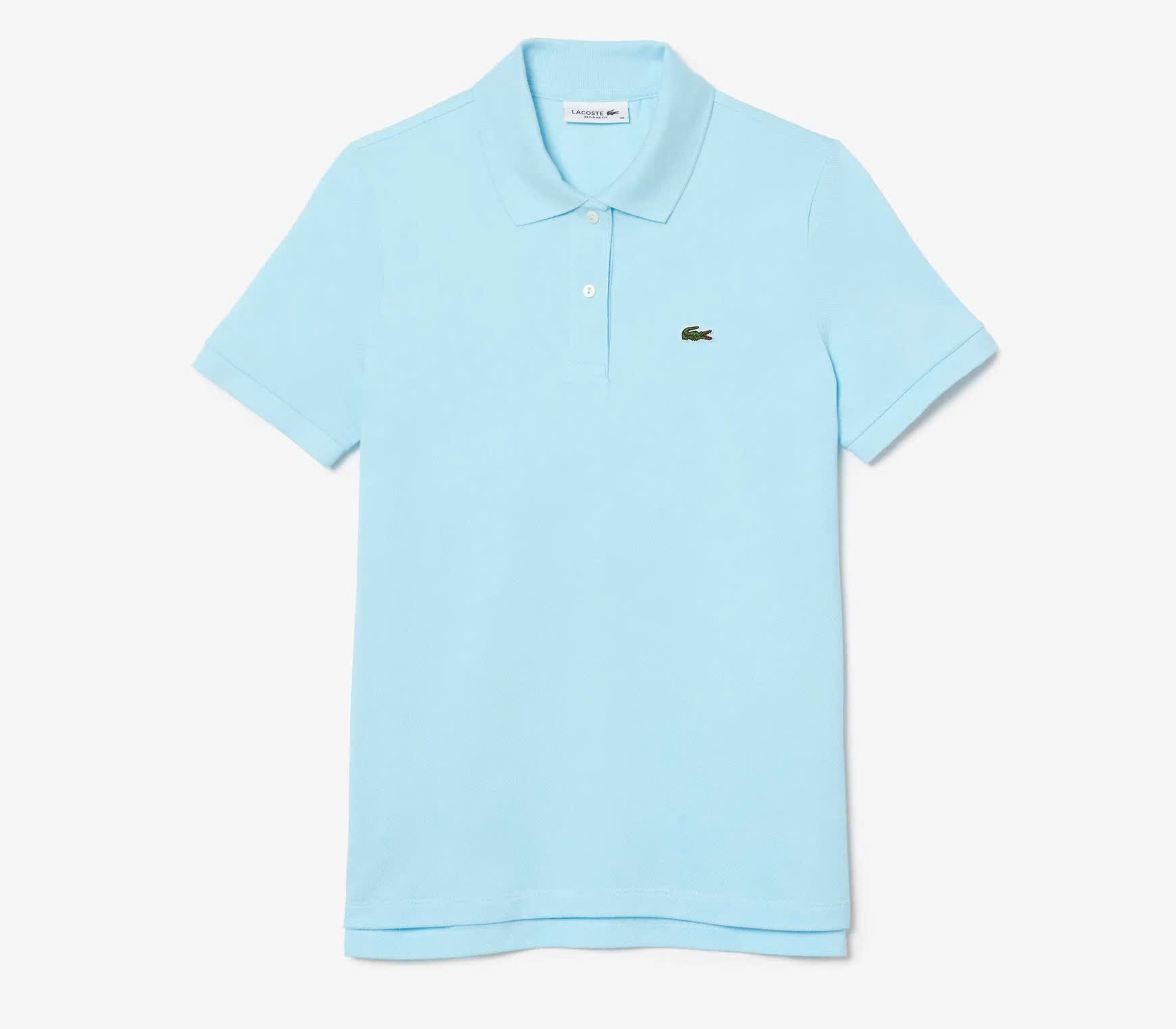 Áo Polo Lacoste Nữ Dáng Suôn Regular Fit PF7839-00-SIZ Màu Xanh Da Trời