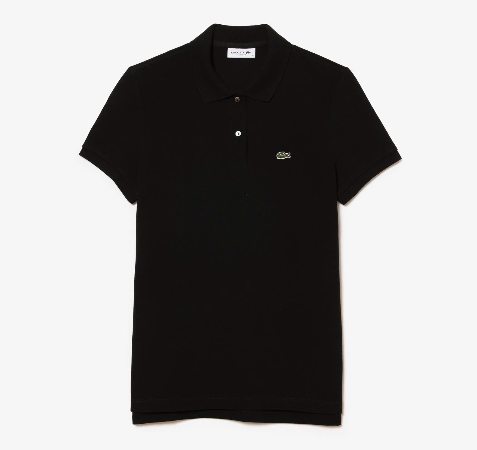 Áo Polo Lacoste Nữ Dáng Suôn Regular Fit PF7839-00-031 Màu Đen