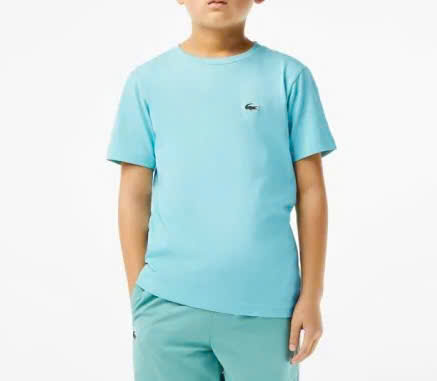 Áo Thun Lacoste Trẻ Em TJ8811-00-LGF Màu Xanh Mint