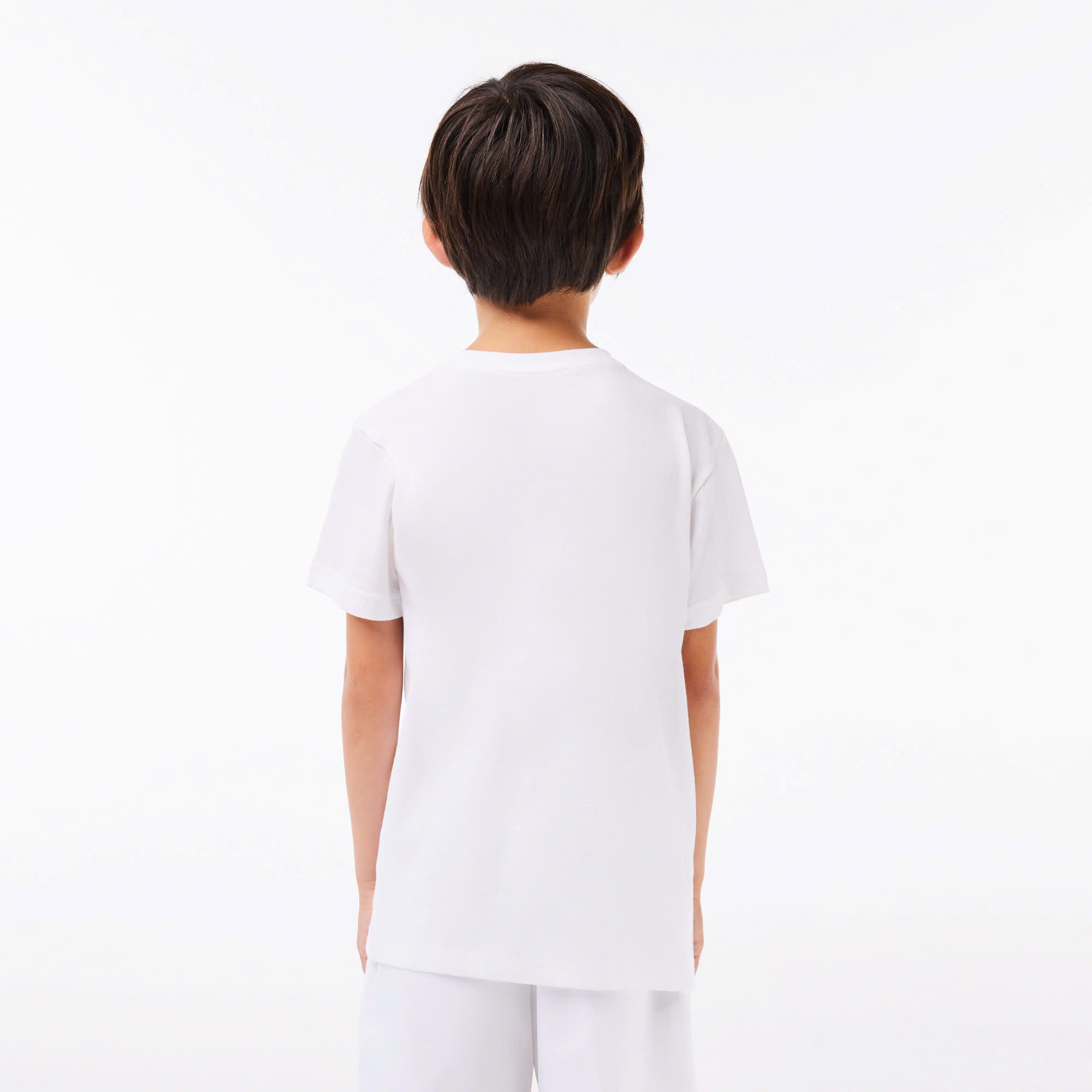 Áo Thun Lacoste Trẻ Em TJ8811-00-001 Màu Trắng