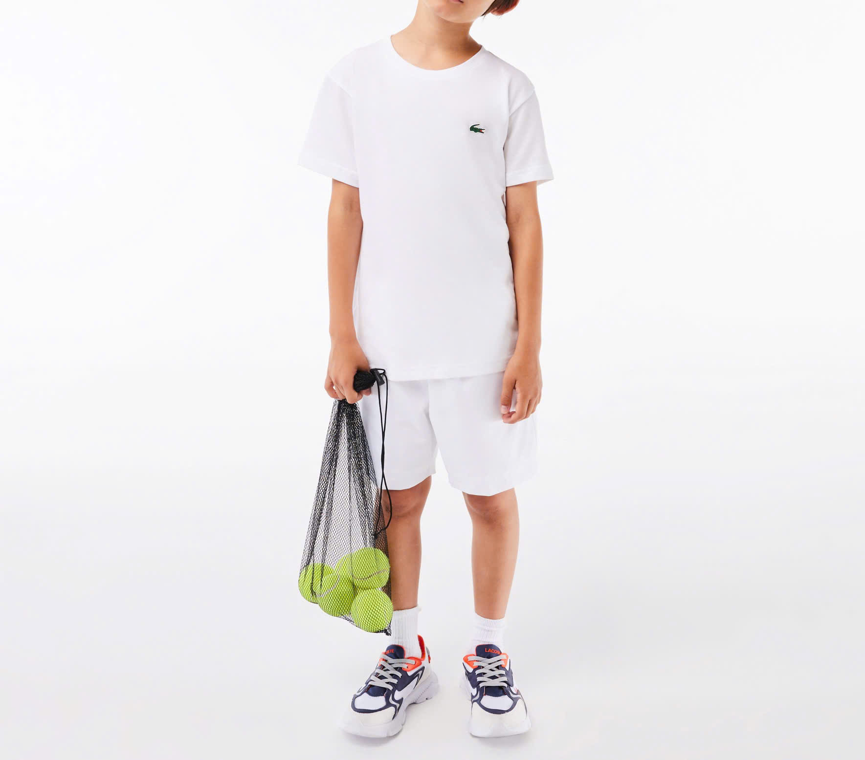 Áo Thun Lacoste Trẻ Em TJ8811-00-001 Màu Trắng