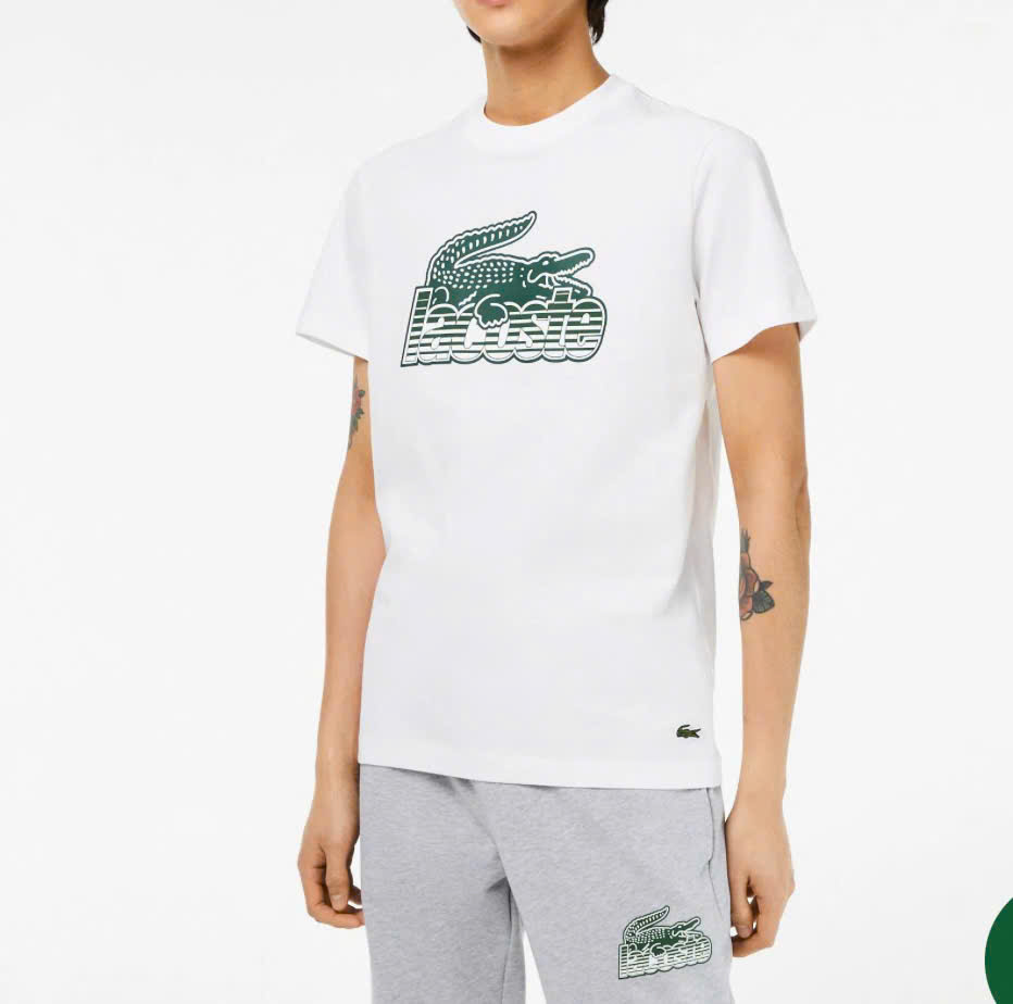 Áo Thun Lacoste Nam Dáng Regular TH5070-00-001 Màu Trắng