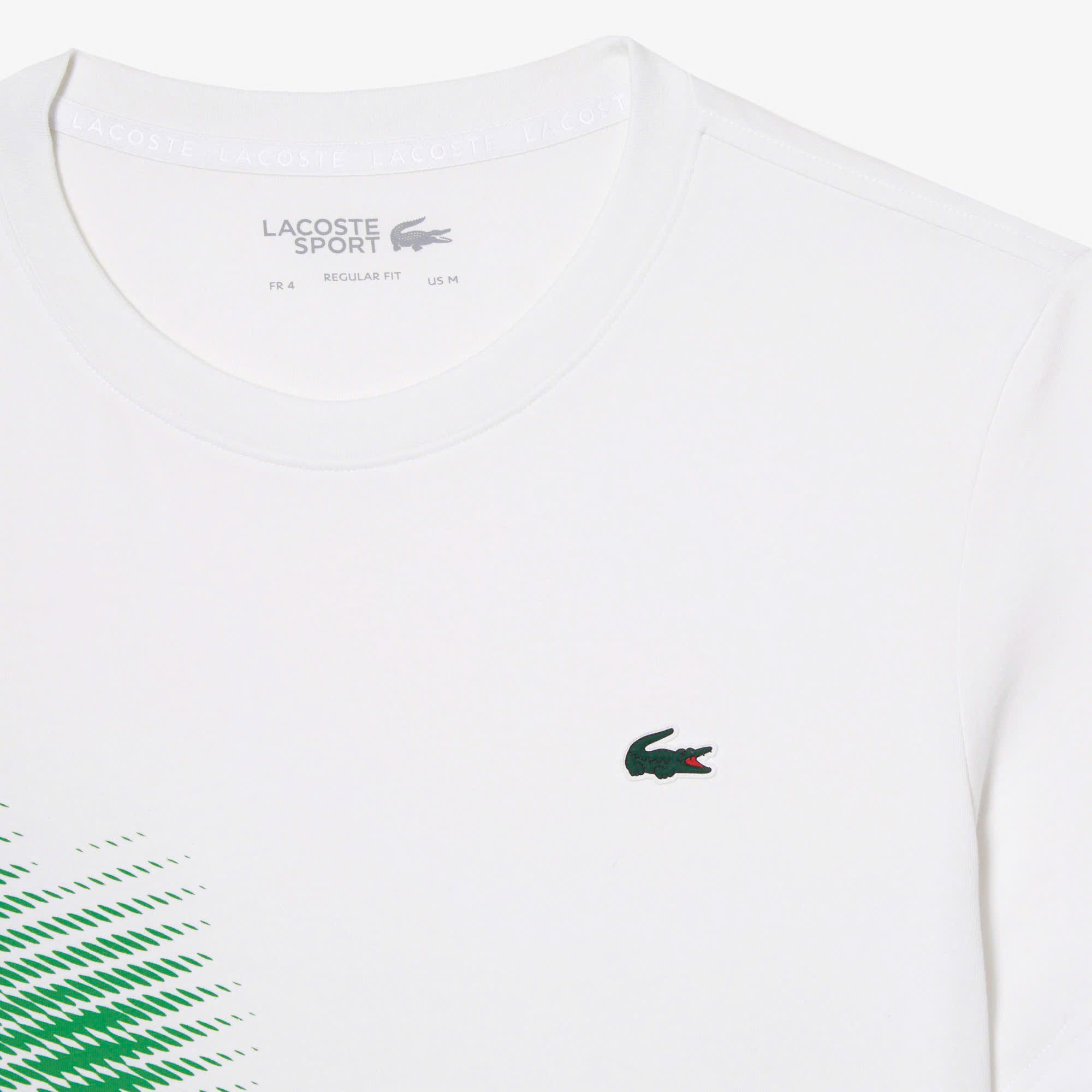 Áo Thun Lacoste Nam Dáng Regular TH5189-00-001 Màu Trắng