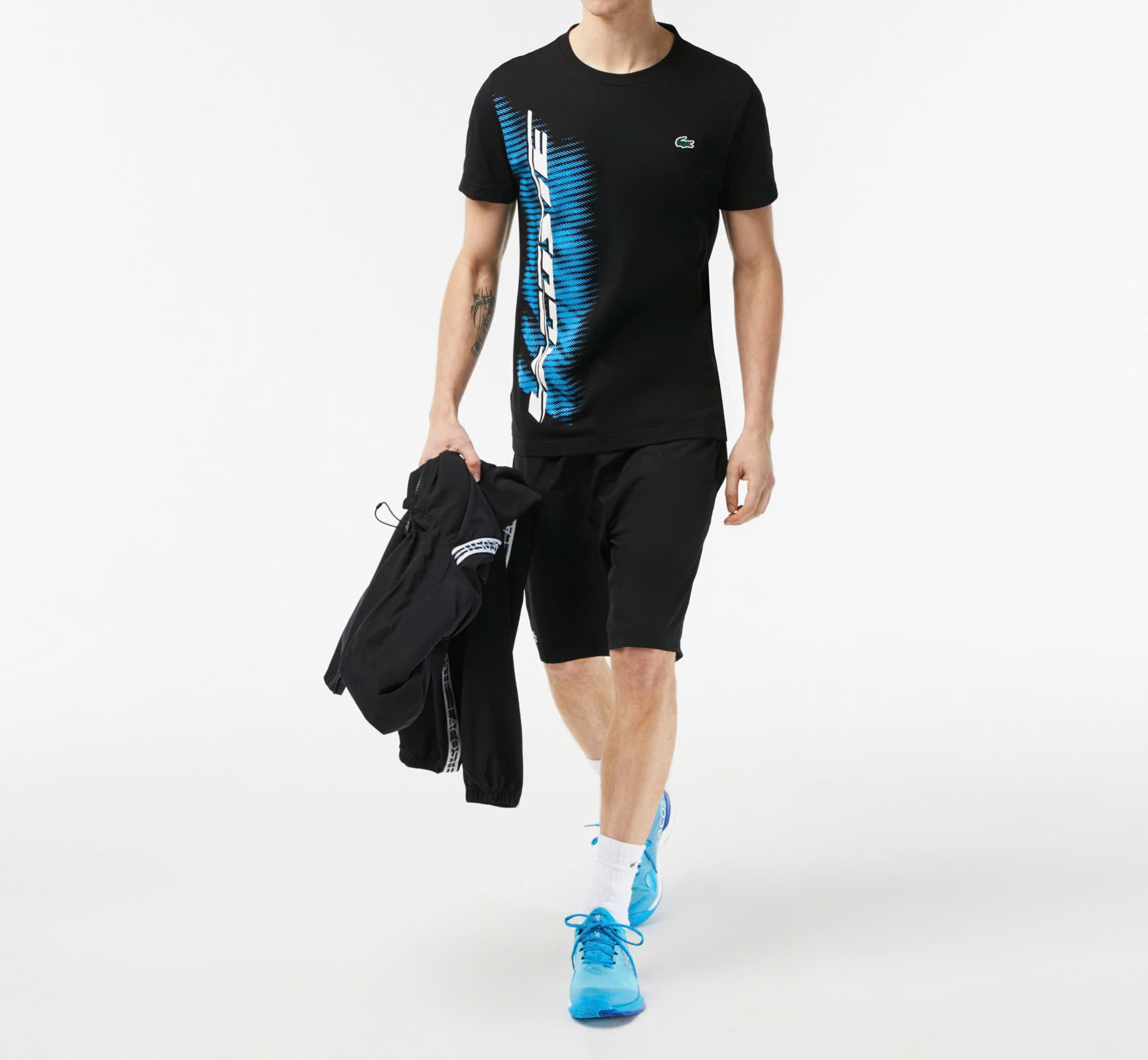 Áo Thun Lacoste Nam Dáng Regular TH5189-00-031 Màu Đen