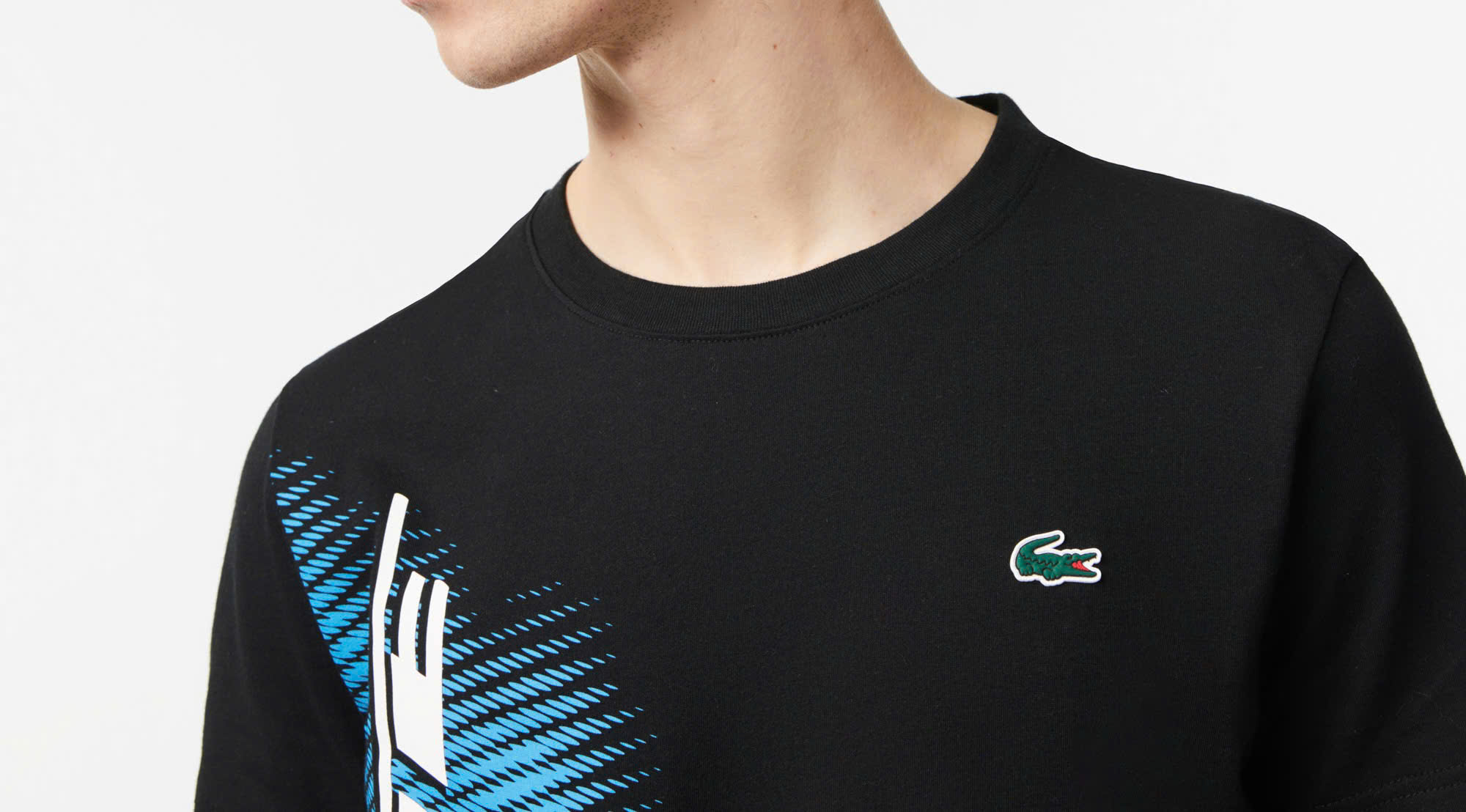 Áo Thun Lacoste Nam Dáng Regular TH5189-00-031 Màu Đen