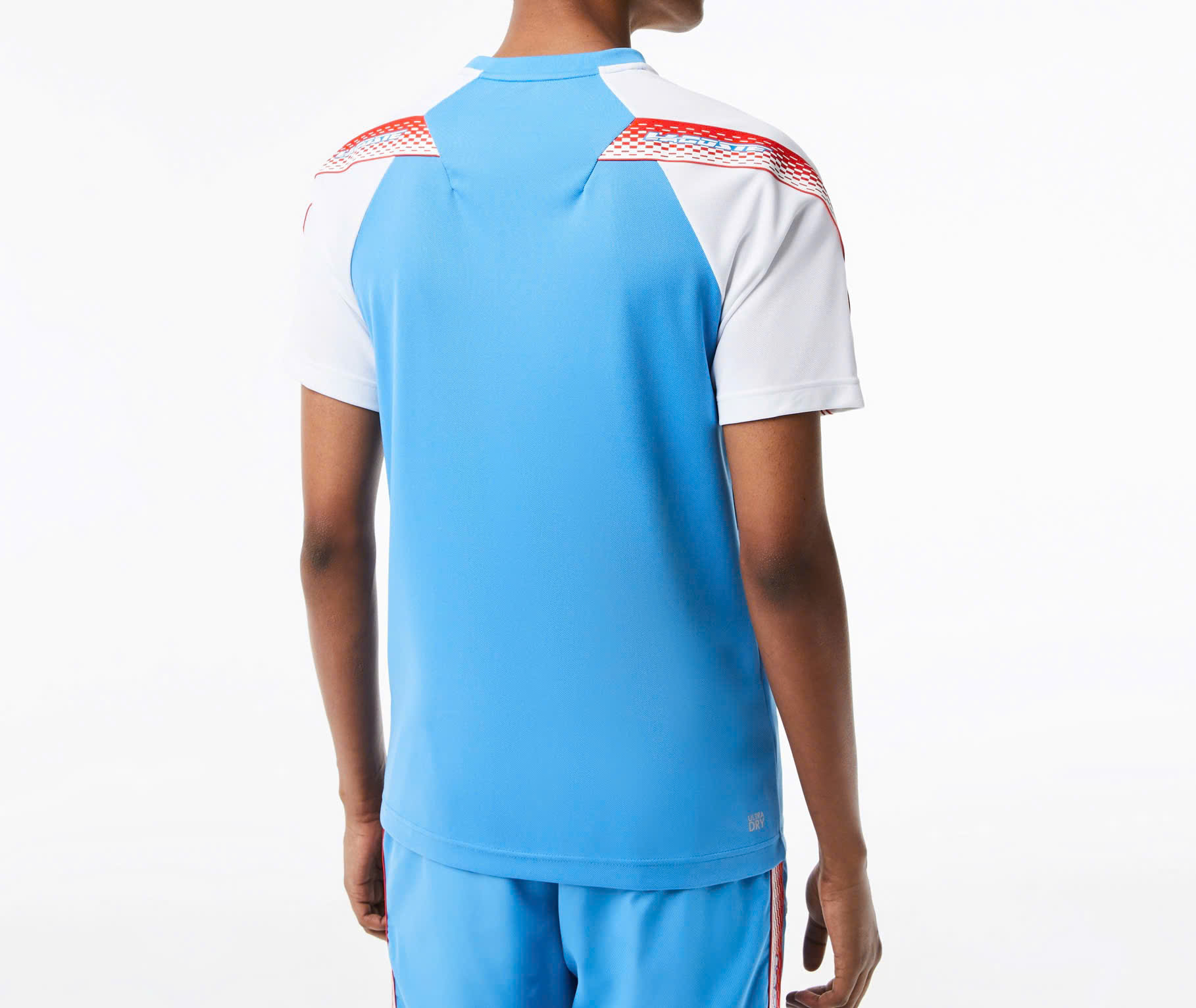 Áo Thun Lacoste Nam Thể Thao Dáng Regular TH5196-00-XGI Màu Xanh Dương