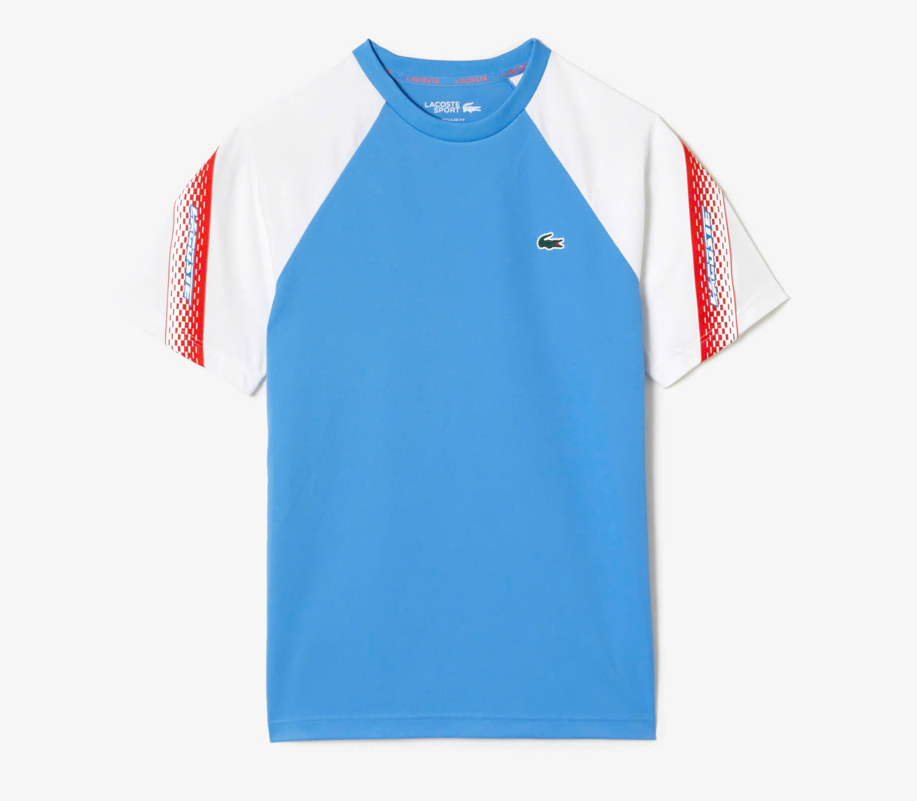 Áo Thun Lacoste Nam Thể Thao Dáng Regular TH5196-00-XGI Màu Xanh Dương
