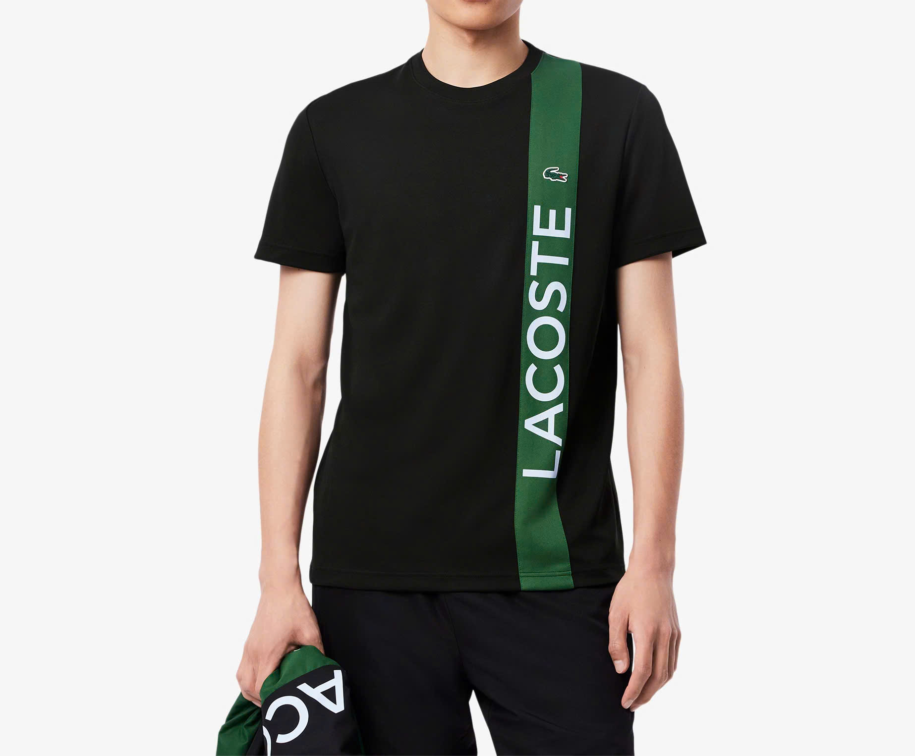 Áo Thun Thể Thao Lacoste Nam TH8938-00-GI8 Màu Đen