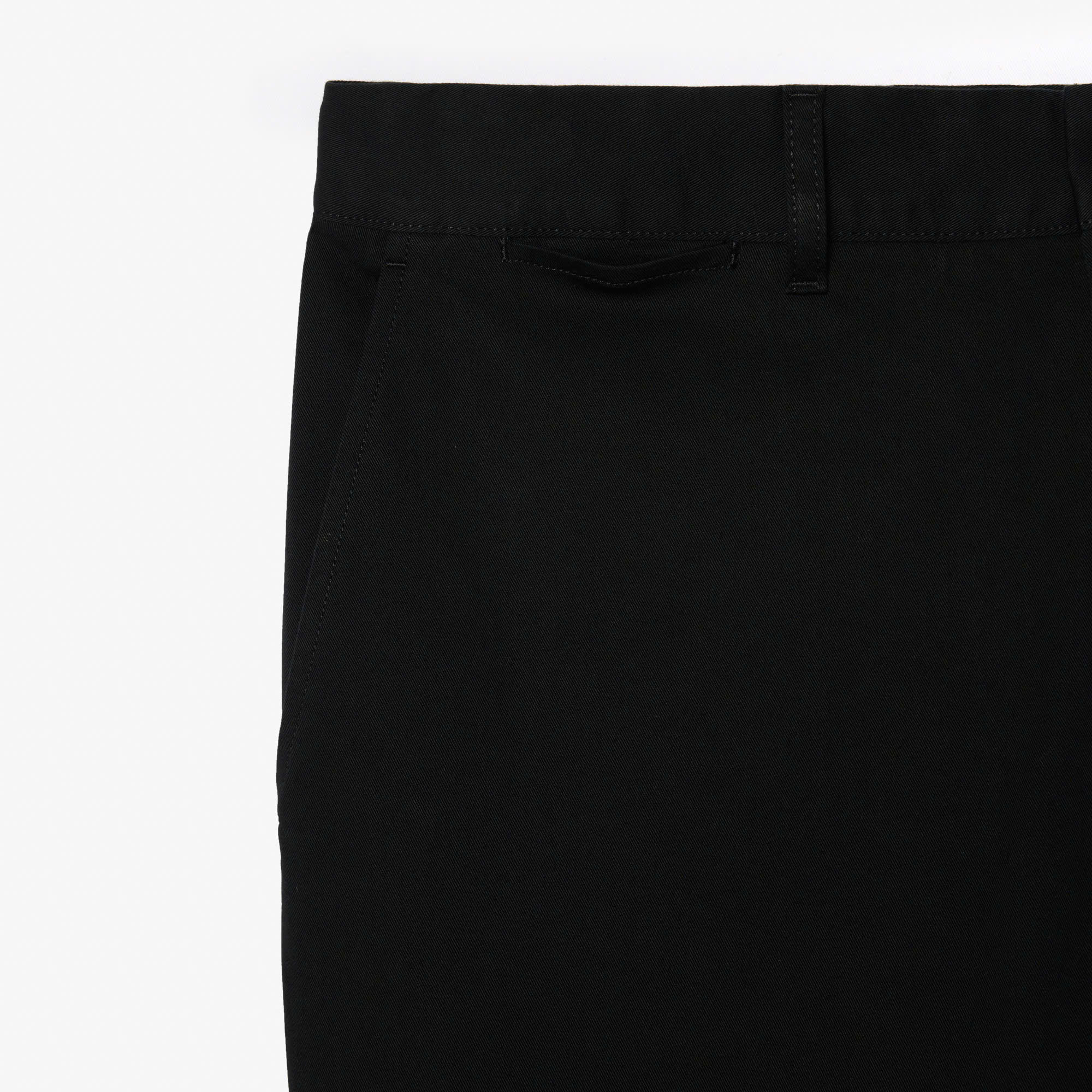 Quần Dài Lacoste Nam Kaki Dáng Slim HH3463-00-031 Màu Đen