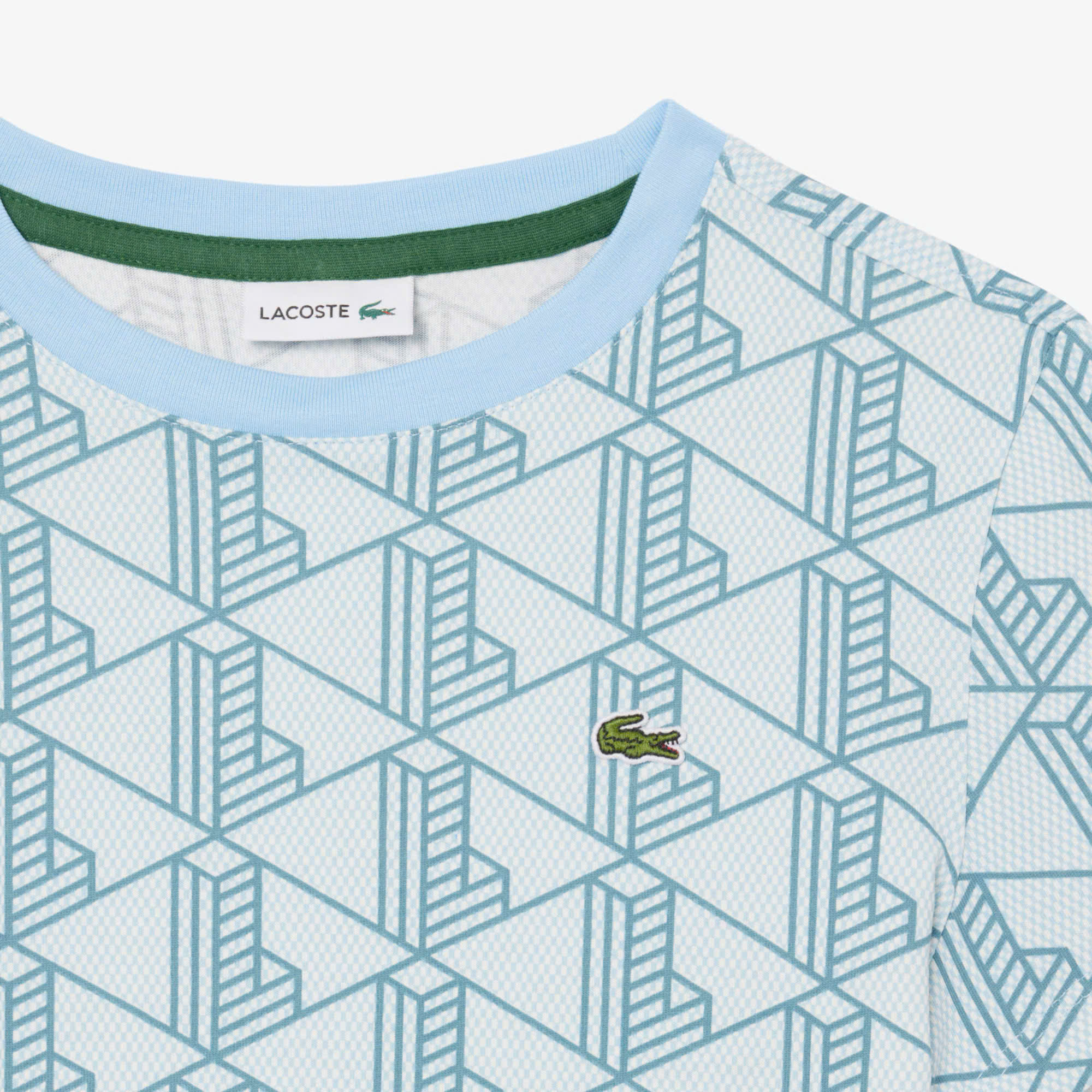 Áo Thun Lacoste Trẻ Em (Tương Đương Size XS-S Nữ Người Lớn) TJ8411-00-HI0 Màu Xanh Dương