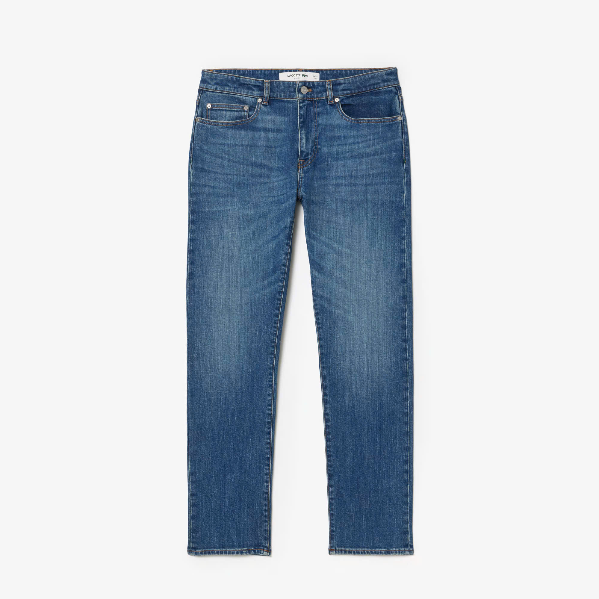 Quần Dài Jean Lacoste Nam Dáng Slim HH5019-00-MK9 Màu Xanh