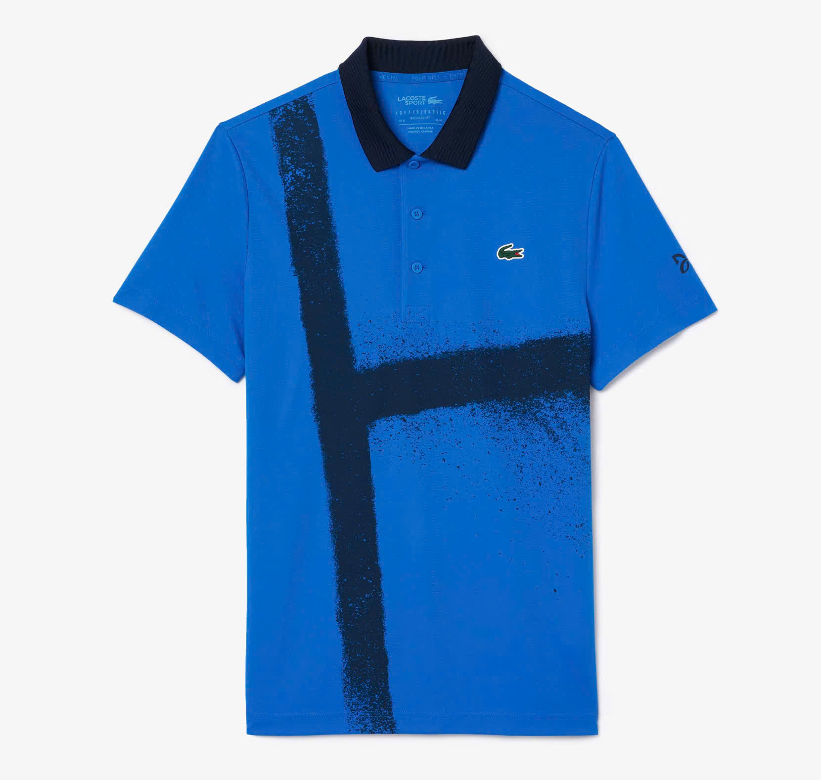 Áo Polo Thể Thao Lacoste Nam Novak Djokovic DH8971-00-3D3 Màu Xanh Dương