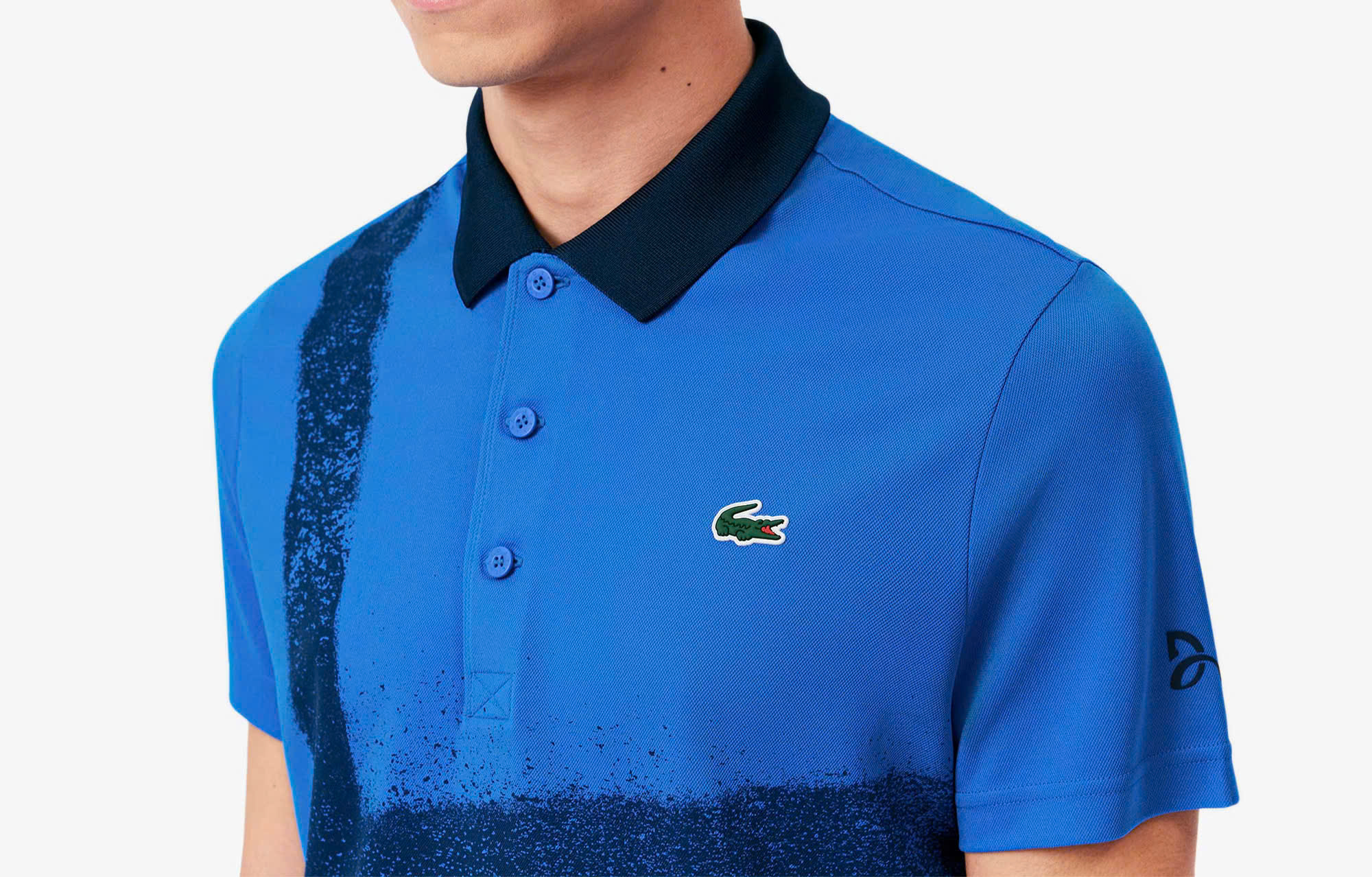 Áo Polo Thể Thao Lacoste Nam Novak Djokovic DH8971-00-3D3 Màu Xanh Dương