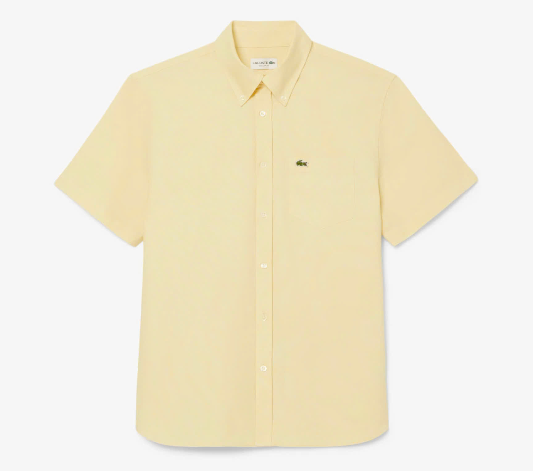 Copy of Áo Sơ Mi Lacoste Nam Oxford Dáng Regular CH1917-00-KCD Màu Vàng
