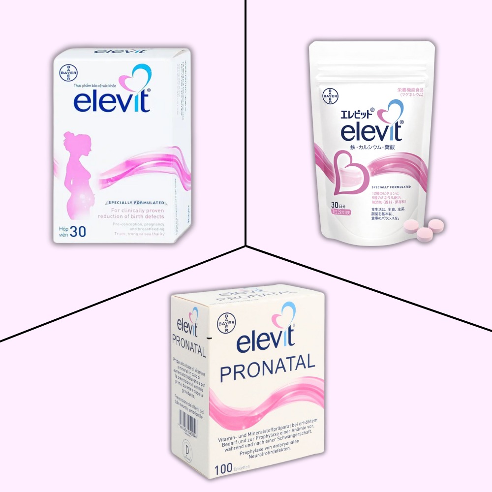 Phân Biệt Elevit Prenatal/Planning & Pregnancy Pháp, Đức Và Nhật: Lựa Chọn Phù Hợp Cho Mẹ Bầu
