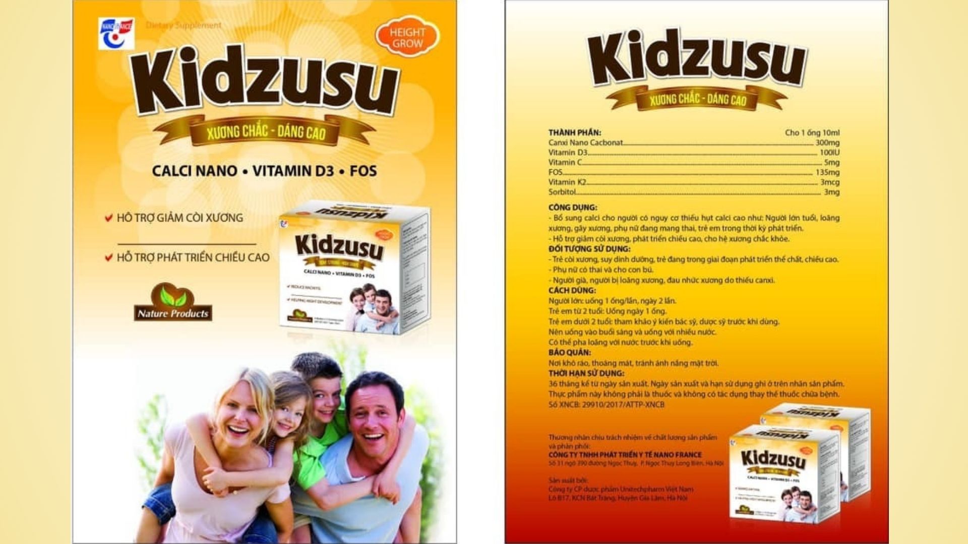 Kidzusu 10ml: Bổ Sung Vitamin D, Canxi Và Hỗ Trợ Xương Chắc Khoẻ
