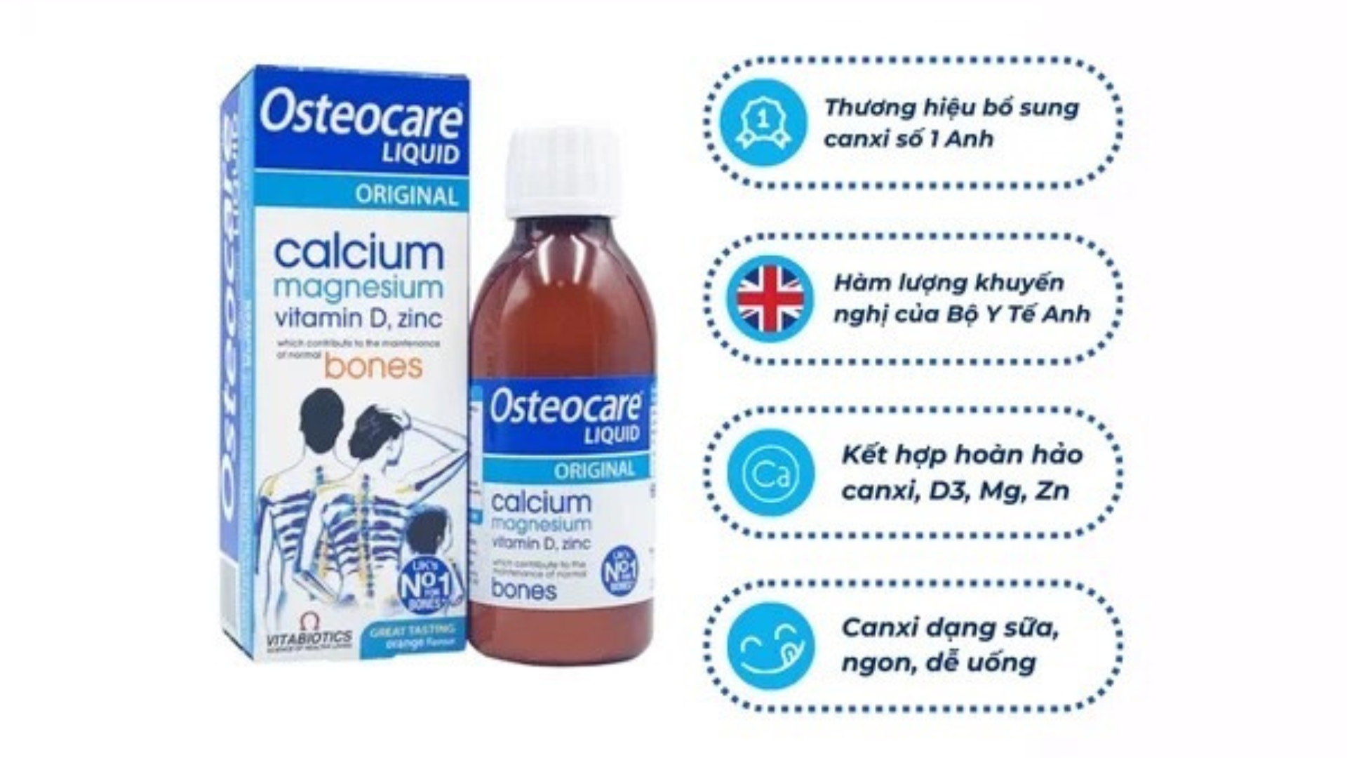 Osteocare D3 + Canxi + Magie + Kẽm: Công Thức 4 Trong 1 Có Gì Đặc Biệt?