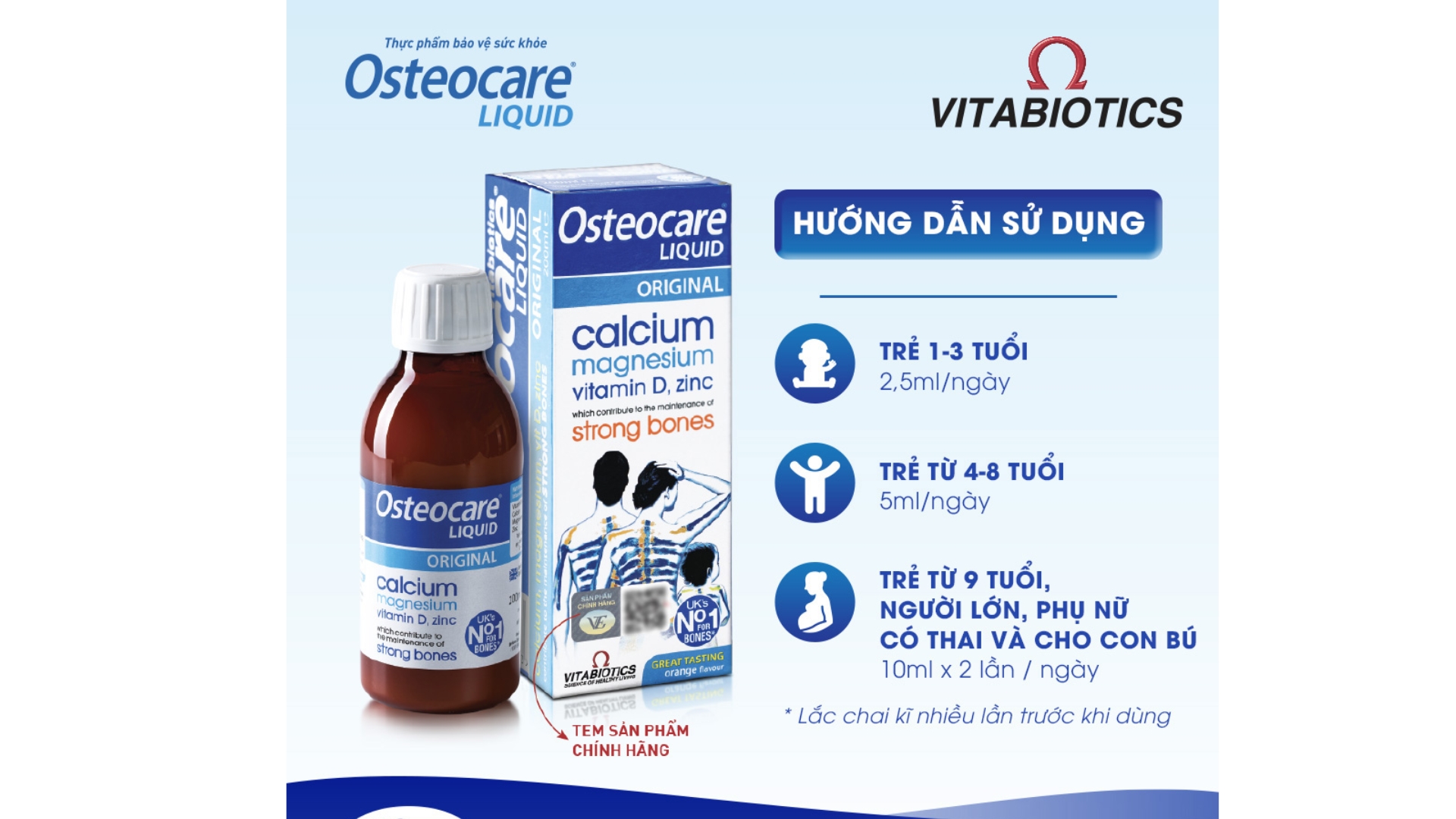 Siro Canxi Osteocare Liquid: Dùng Cho Trẻ Em Và Người Lớn Như Thế Nào?