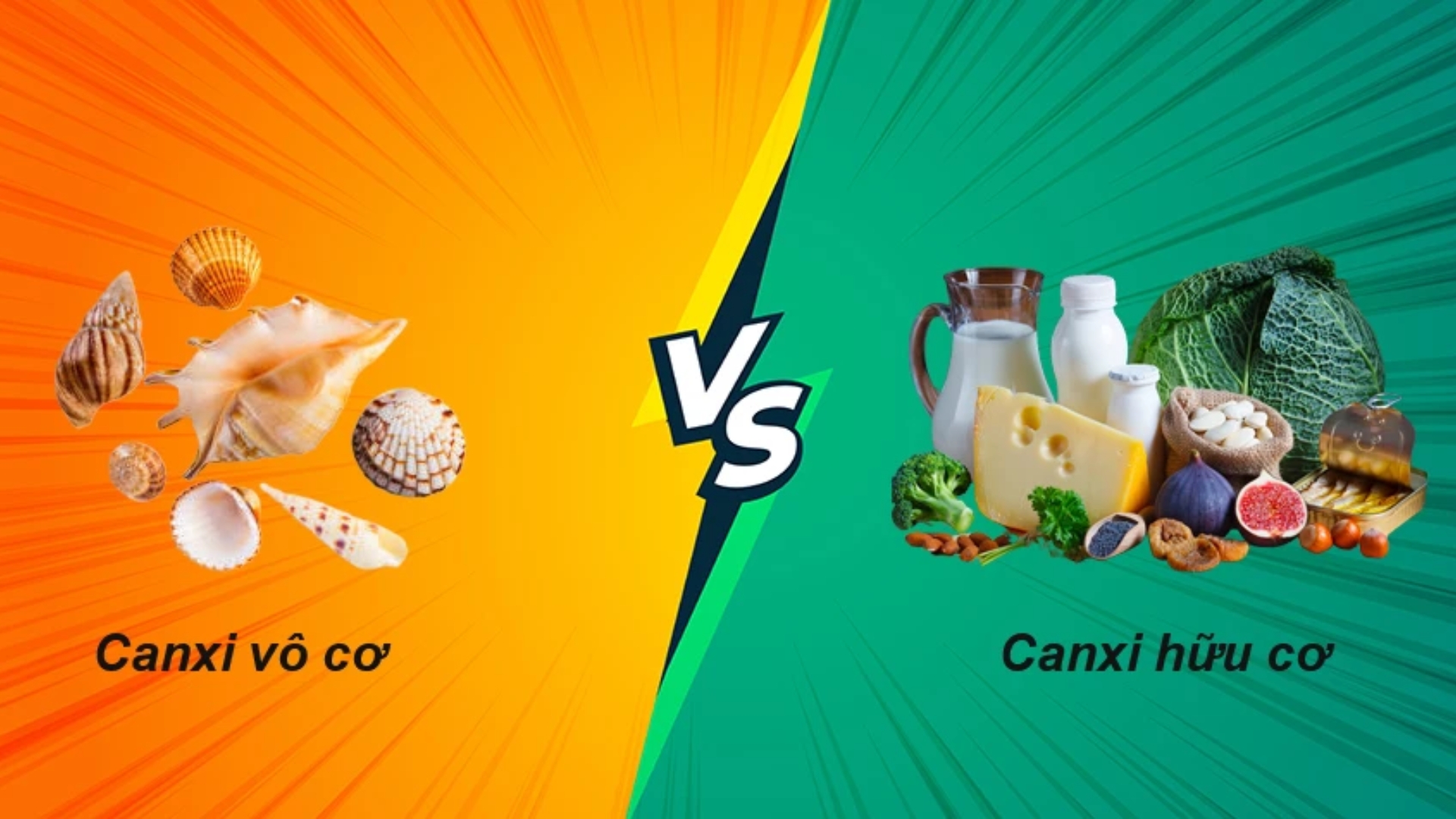 So sánh Canxi Hữu Cơ Và Canxi Vô Cơ: Loại Nào Dễ Hấp Thu, Không Lo Nóng Trong ?