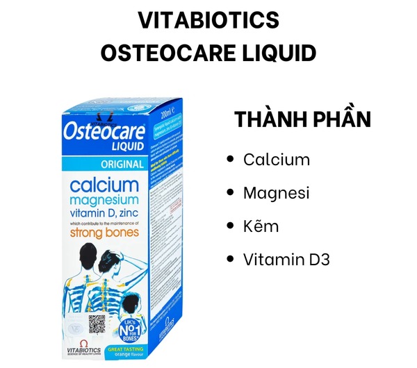 Vitabiotics Osteocare Syrup 200ml Có Tốt Không? Review Chi Tiết Từ A–Z