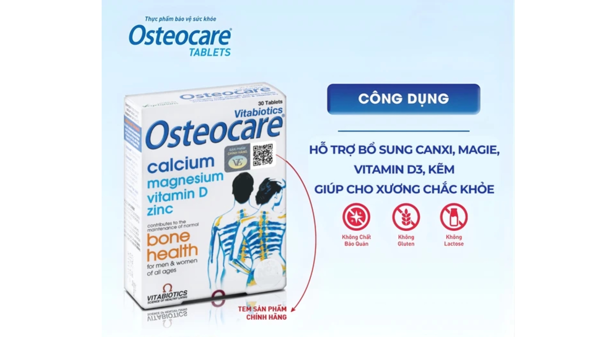 Vitabiotics Viên Uống Osteocare