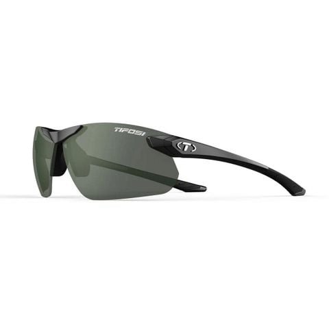 Tifosi Seek FC 2.0 Kính Mát Nửa Gọng Thể Thao Dành Cho Golf, Pickleball Thiết Kế Nhẹ 23g Êm Tai Và Mũi Gọng Đen Gloss Black Tròng Enliven Golf