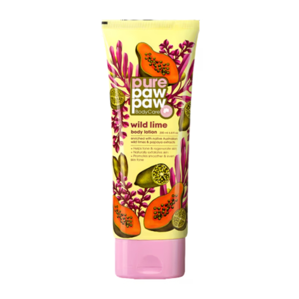 Pure Paw Paw Kem Dưỡng Ẩm Phục Hồi Tái Tạo Da Toàn Thân Body Lotion Mùi Wild Lime 200ml