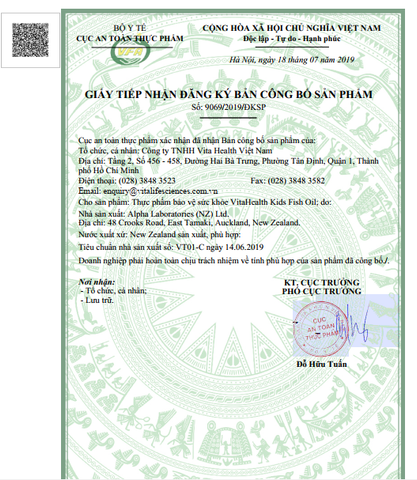 VitaHealth Viên Nhai Kids Fish Oil Bổ Sung DHA, Omega 3 Cho trẻ Từ 1 Tuổi 30 Viên