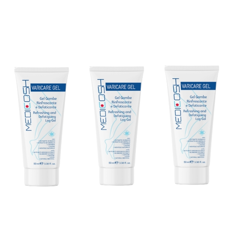 Combo 3 Tuýp Medicosh Kem Kem Hỗ Trợ Cải Thiện Giãn Tĩnh Mạch Varicare Gel 50ml