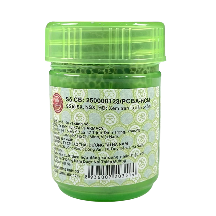 Nhị Thiên Đường Hũ Hít Thảo Dược (Tặng Kèm 0đ)