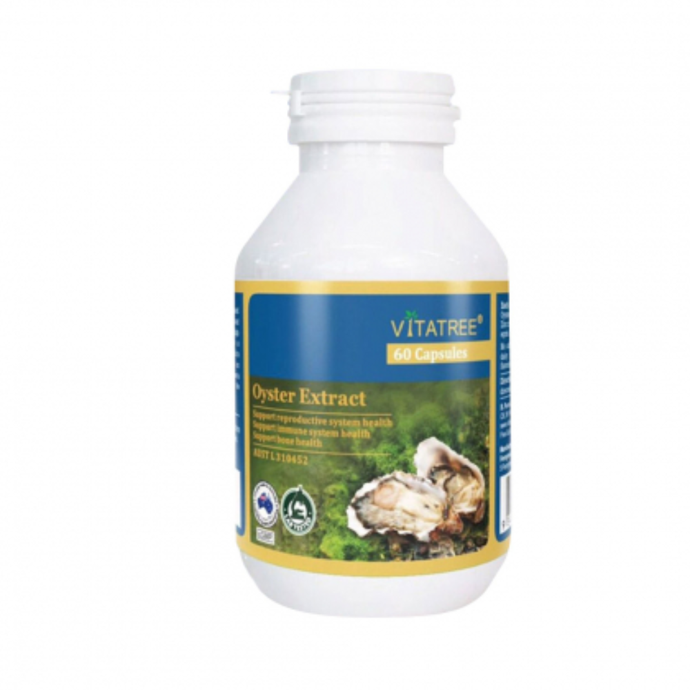 Oyster Extract Vitatree Tinh Chất Hàu Tăng Cường Sinh Lý Nam 60 Viên