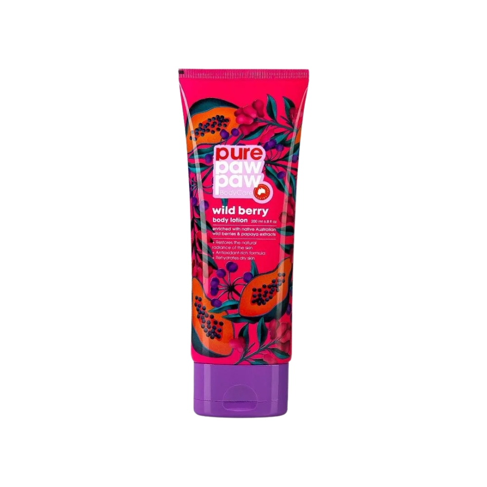 Pure Paw Paw Kem Dưỡng Ẩm Làm Sáng Da Toàn Thân Body Lotion Mùi Wild Berry 200ml