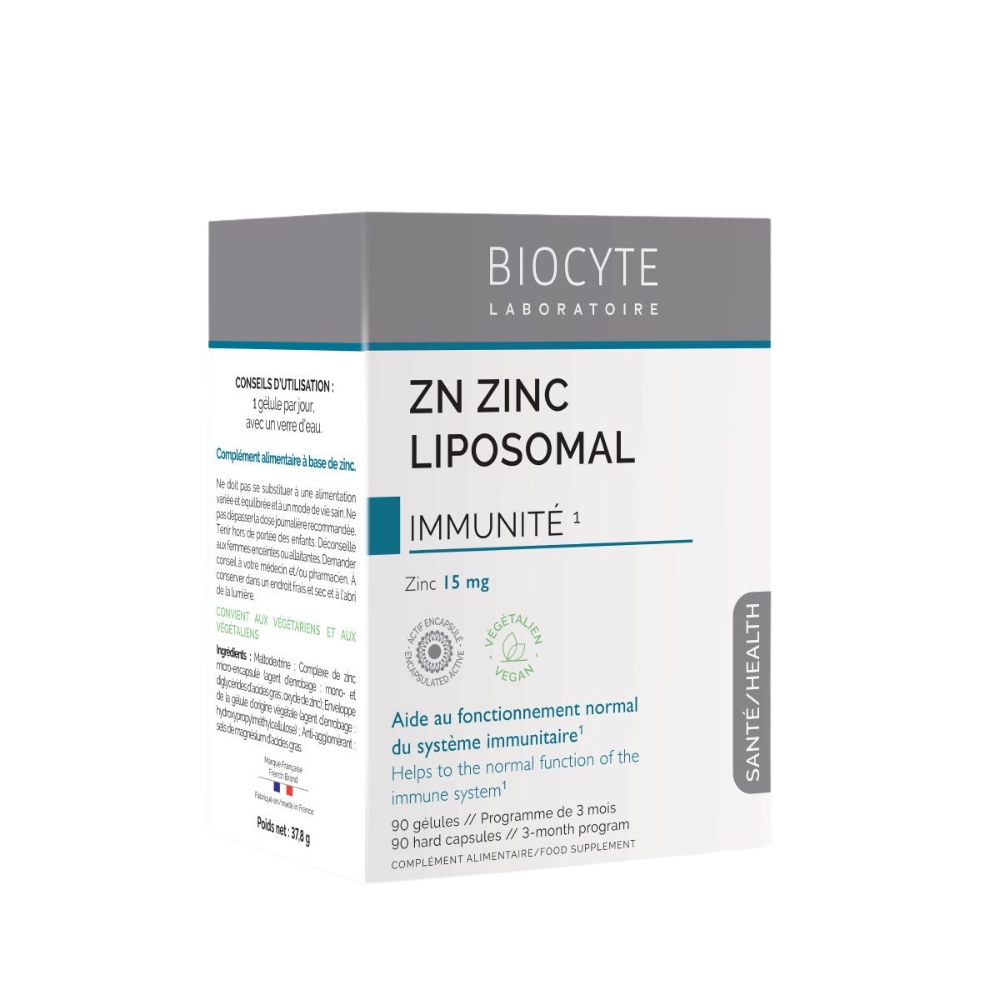 Biocyte Viên Uống Zn Zinc Liposomal Bổ Sung Kẽm Tăng Sức Đề Kháng Cho Cơ Thể 60 Viên & 90 Viên