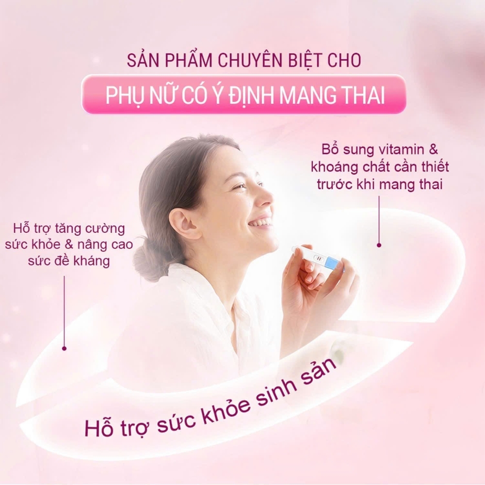 Vitabiotics Viên Uống Hỗ Trợ Thụ Thai Cho Nữ Pregnacare Before Conception 30 Viên
