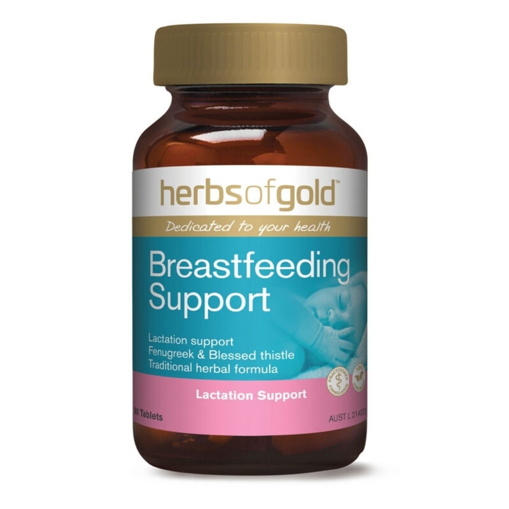 Herbs Of Gold Viên Uống Breastfeeding Support Hỗ Trợ Lợi Sữa Cho Mẹ 60 Viên