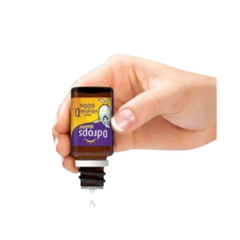 Kids Ddrops Booster Dung Dịch Uống Vitamin D3 600IU Hỗ Trợ Phát Triển Xương Và Tăng Cường Miễn Dịch Cho Trẻ Em Chai 2.5ml