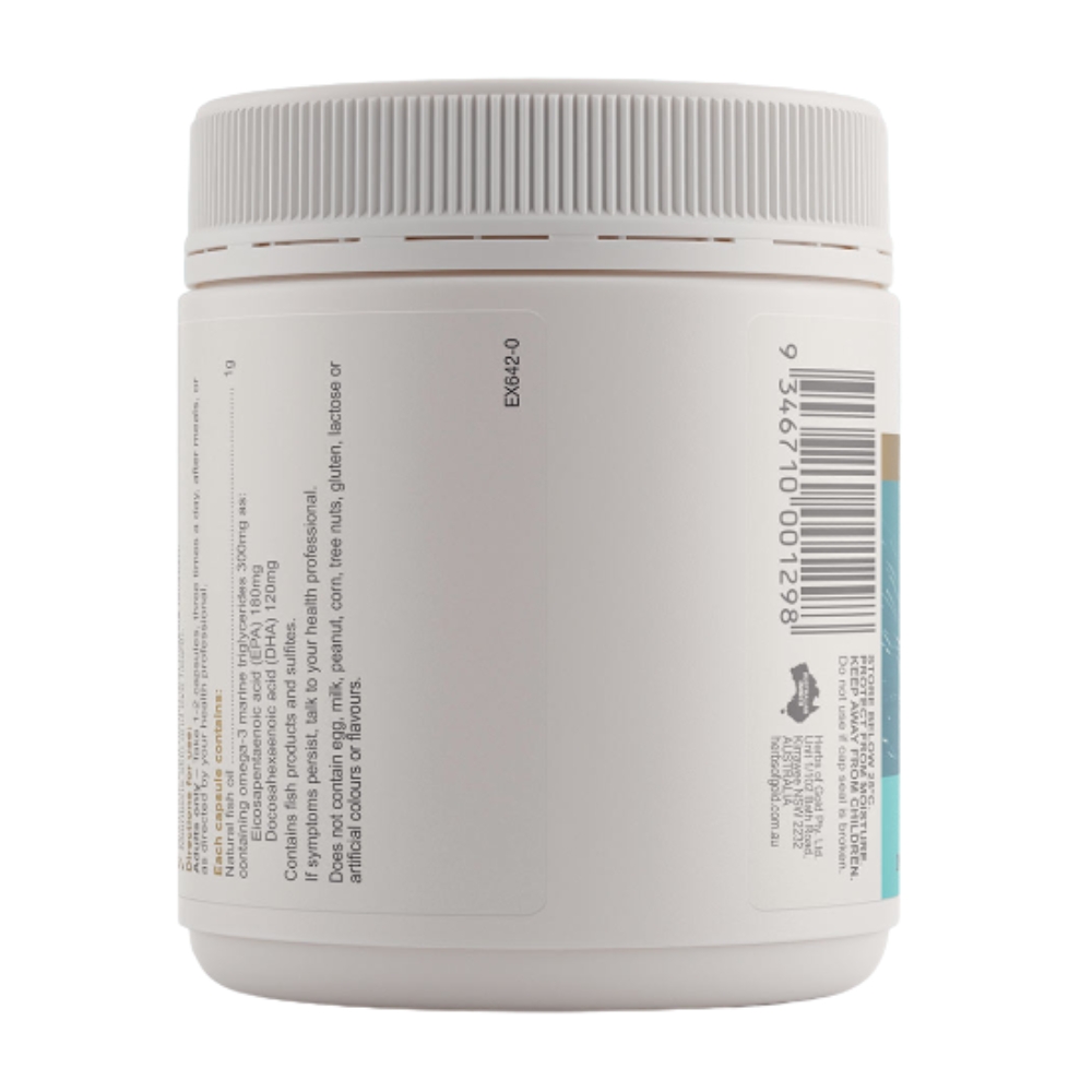 Herbs Of Gold  Viên Uống Fish Oil 1000 Dầu Cá 200 Viên