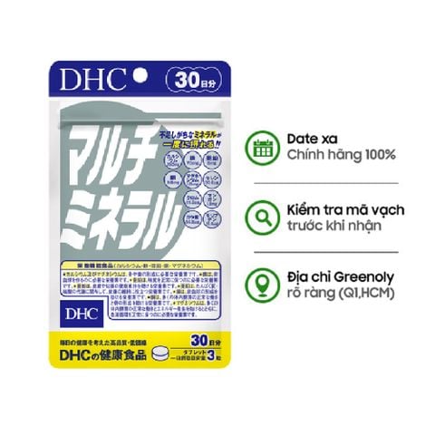 DHC Viên Uống Khoáng Tổng Hợp Multi Minerals