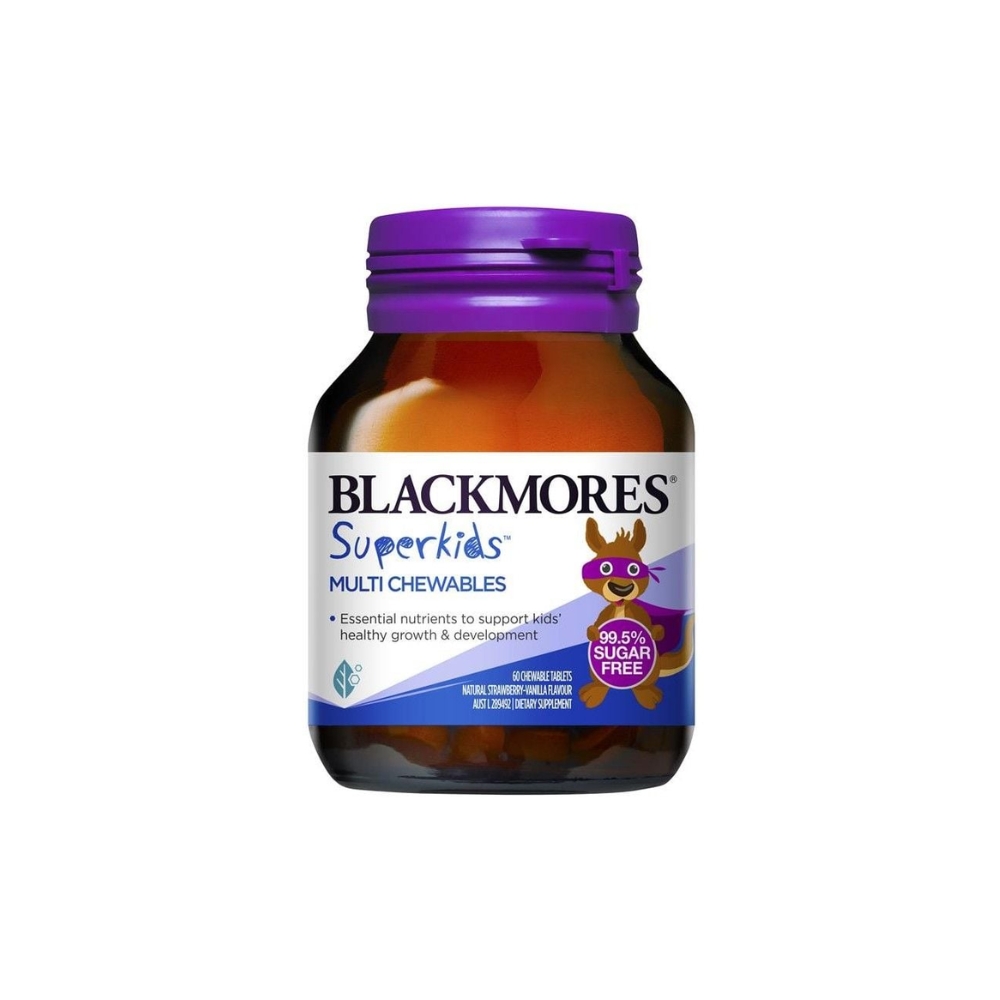 Blackmores Viên Nhai Superkids Multi Chewables Bổ Sung Vitamin Cho Bé 60 Viên
