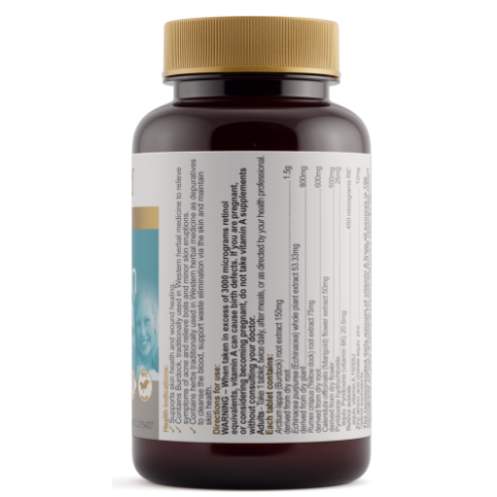 Herbs Of Gold Viên Uống Clear Skin Hỗ Trợ Thải Độc Da, Giảm Mụn 60 Viên